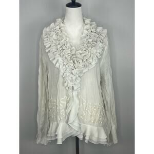 Gothic Kaelyn Max ruffled blouse size 1X
